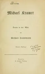Cover of Michael Kramer