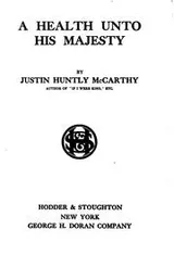 Cover of A health unto His Majesty