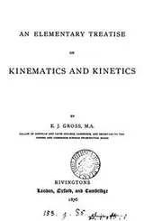 Cover of An elementary treatise on kinematics and kinetics