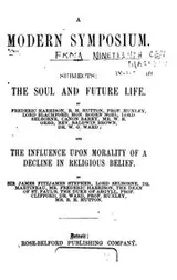 Cover of A Modern Symposium: Subjects: the Soul and Future Life