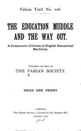 Cover of The Education Muddle and the Way Out: A Constructive Criticism of English Educational Machinery