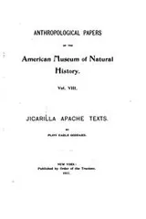 Cover of Jicarilla Apache Texts