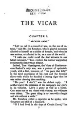 Cover of The Vicar: A Novel