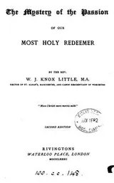 Cover of The mystery of the Passion [sermons].