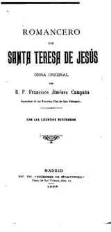 Cover of Romancero de Santa Teresa de Jesús