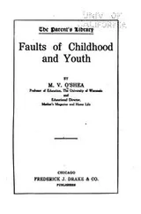 Cover of Faults of Childhood and Youth