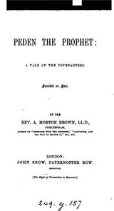 Cover of Peden the prophet