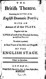 Cover of The British Theater: Containing the Lives of the English Dramatic Poets : with an Account of ...