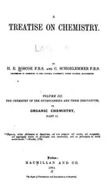 Cover of A Treatise on chemistry v. 3, 1884