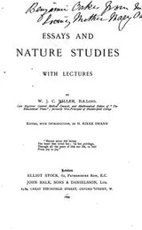 Cover of Essays and Nature Studies: With Lectures