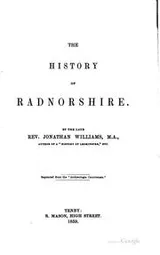 Cover of The History of Radnorshire