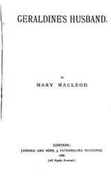 Cover of Geraldine's Husband