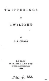 Cover of Twitterings at twilight [verse]