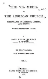 Cover of The via media of the Anglican Church