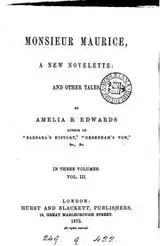 Cover of Monsieur Maurice, and other tales