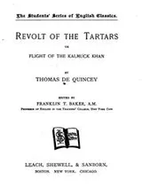 Cover of Revolt of the Tartars, or flight of the Kalmuck Khan