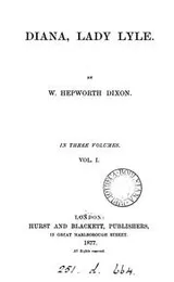 Cover of Diana, lady Lyle