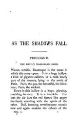 Cover of As the shadows fall