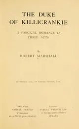 Cover of The Duke of Killicrankie