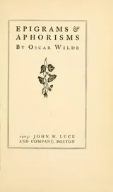 Cover of Epigrams & aphorisms