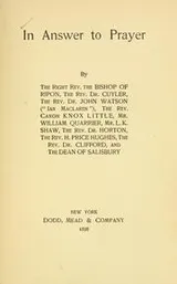 Cover of In answer to prayer