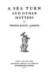 Cover of A sea turn, and other matters