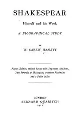 Cover of Shakespear, himself, and his work