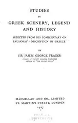 Cover of Studies in Greek scenery, legend and history