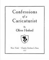 Cover of Confessions of a caricaturist
