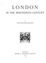 Cover of London in the nineteenth century
