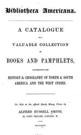 Cover of Bibliotheca Americana