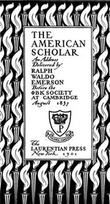 Cover of The American scholar
