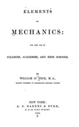 Cover of Elements of mechanics