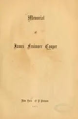 Cover of Memorial of James Fenimore Cooper