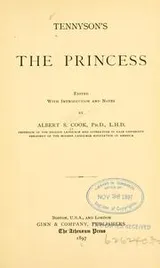 Cover of Tennyson's The princess
