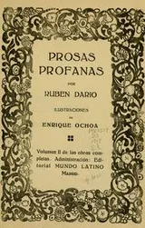 Cover of Prosas profanas