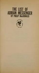 Cover of The List of Adrian Messenger