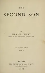 Cover of The second son