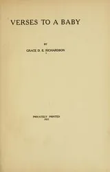 Cover of Verses to a baby