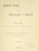 Cover of Dainty work for pleasure and profit