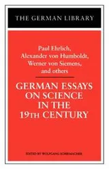 Cover of German Essays on Science in the Nineteenth Century: