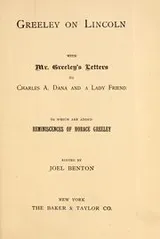 Cover of Greeley on Lincoln