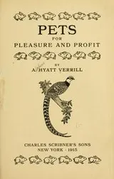 Cover of Pets for pleasure and profit