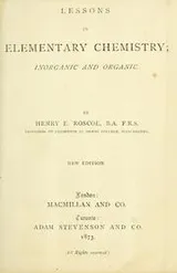 Cover of Lessons in elementary chemistry; inorganic and organic