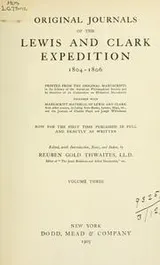 Cover of Original journals of the Lewis and Clark Expedition, 1804-1806
