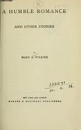 Cover of A humble romance, and other stories