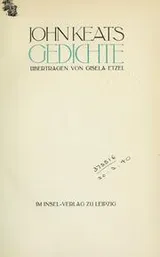Cover of Gedichte