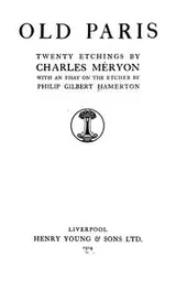 Cover of Old Paris