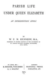 Cover of Parish life under Queen Elizabeth