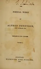 Cover of The poetical works of Alfred Tennyson, poet laureate, etc.